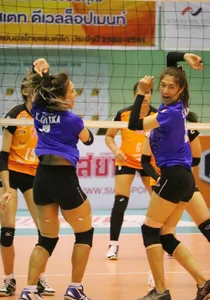 Thai candid volleyball girls