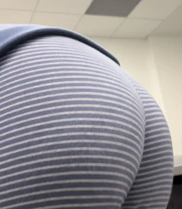 More Shots Of The Somewhat Jiggly College Girl In Loose Grey Sweats
