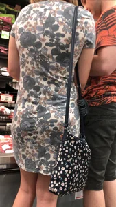 Understated blonde in a dress plus a PAWG in shorts 0111