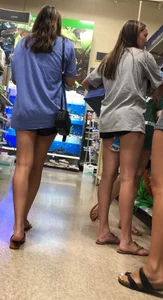 Fish Aisle t33ns in shorts
