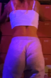Blonde Club Teen with a fat ass
