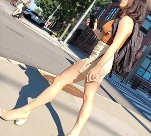 Sexy latina in skirt
