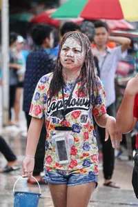 Water Festival girls in Thailand
