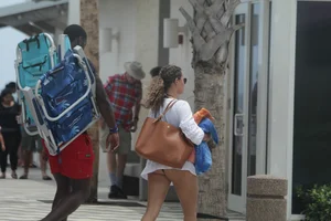 Candid Florida beach and bikini girls