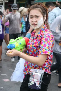 Water Festival girls in Thailand