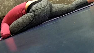 Candid yoga girls
