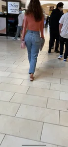 Hot latina at the mall