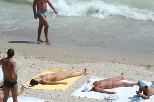 Continesti nude beach girls in Romania