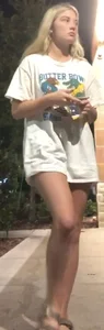 Leggings and shorts while running errands