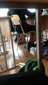 College candid teens