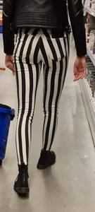 Tight ass black and white lines