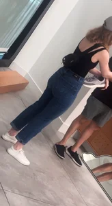 Ass in blue jeans pt1