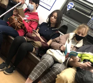 A Very Cute Girl in Knee Socks And a Short Dress Subway Creepshots