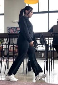 Latina in flare lulus - nice face and legs