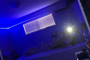 Girl in panties taking hot mirror selfies in bed