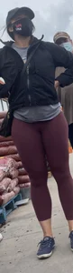 Sexy ball busting purple bubble butt