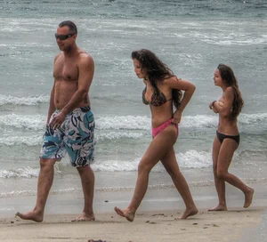 Beach and bikini girls