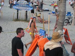 Mix of candid girls at the beach and in bikinis