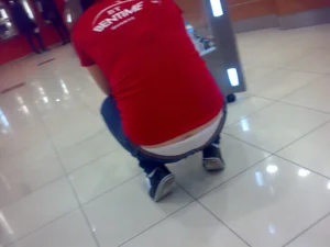 Huge collection of whale tails, ass cracks and panty peeks in public