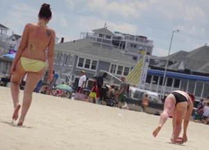 Beach and bikini girls