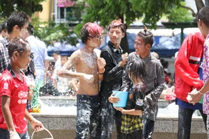 Water Festival girls in Thailand