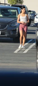 Elite camel toe on display in parking lot