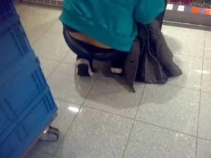 Huge collection of whale tails, ass cracks and panty peeks in public