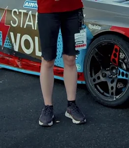 Skinny legs in tight spandex shorts creepshots