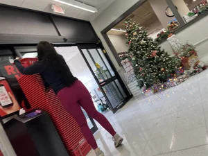 College girl shopping