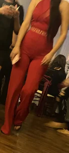Latina goddess in jump suit