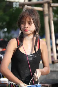 Water Festival girls in Thailand