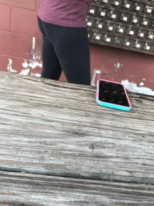 Coworker with a nice ass in leggings