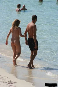 Bunch of sexy ladies on a nude beach
