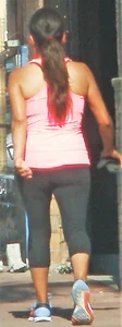 Candid girls in leggings and tights