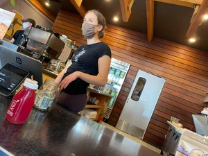 Sexy ass waitresses in yoga pants