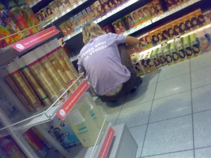 Huge collection of whale tails, ass cracks and panty peeks in public