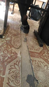 Teen's Candid Feet in Black Pantyhose With Taken Off Shoes - Closeup Spy Photo in a Classtoom