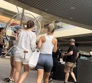 Unbelievably perfect ass on this Persian baddie at farmers market (OC)