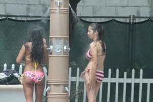 Candid Florida beach and bikini girls