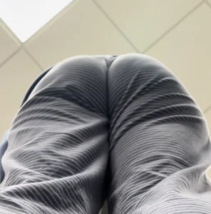 More Shots Of The Somewhat Jiggly College Girl In Loose Grey Sweats