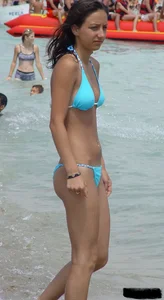 Sexy beach and bikini girls