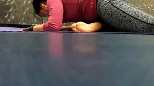 Candid yoga girls