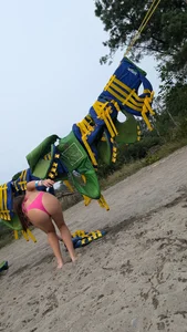 Nice tight ass and legs beautiful shape bend over in pink bikini. OC