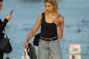 Candid Girl on the Beach