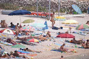 Croatia nude beach females, mostly mature