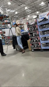 Hot girl at Costco in skin tight jeans with a great ass
