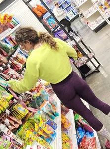 Colorful fitness milf