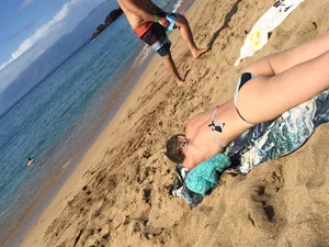 Beach and bikini girls