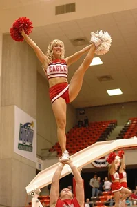 Candid cheerleaders
