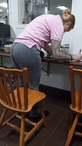 More of my coworker’s booty in tight jeans